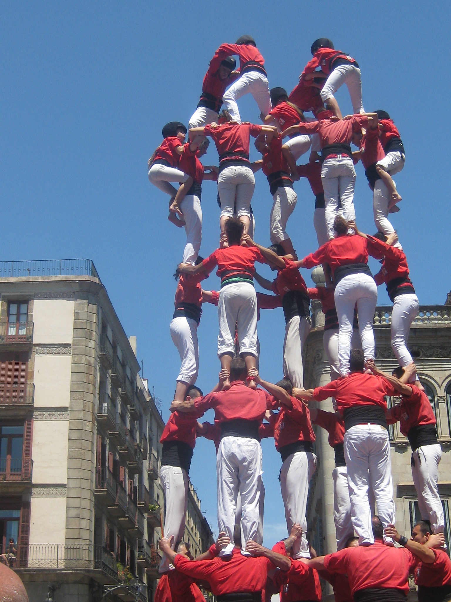 castellers Barcelona Creative Tourism